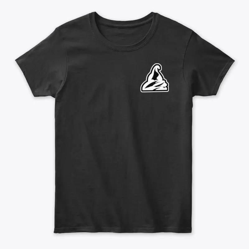 Women's Fluffule Logo T-Shirt (Black)